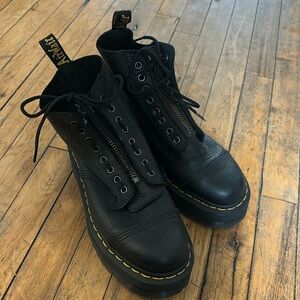 Platform doc boots!! So cute I just don’t have patience to break them in